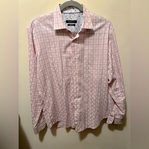 Bugatchi shaped fit cotton button down 44” chest sz‎ medium
